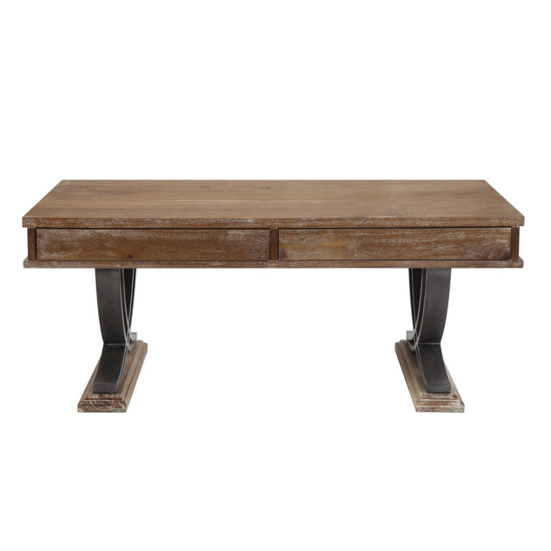 Table basse à tréteaux Brevon