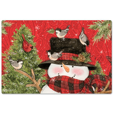 Paillasson 30 po x 20 po snowman