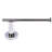Venezia Wall Mounted Toilet Paper Holder and Robe Hook Set-110393868