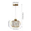 1 - Light Natural Dome Pendant
