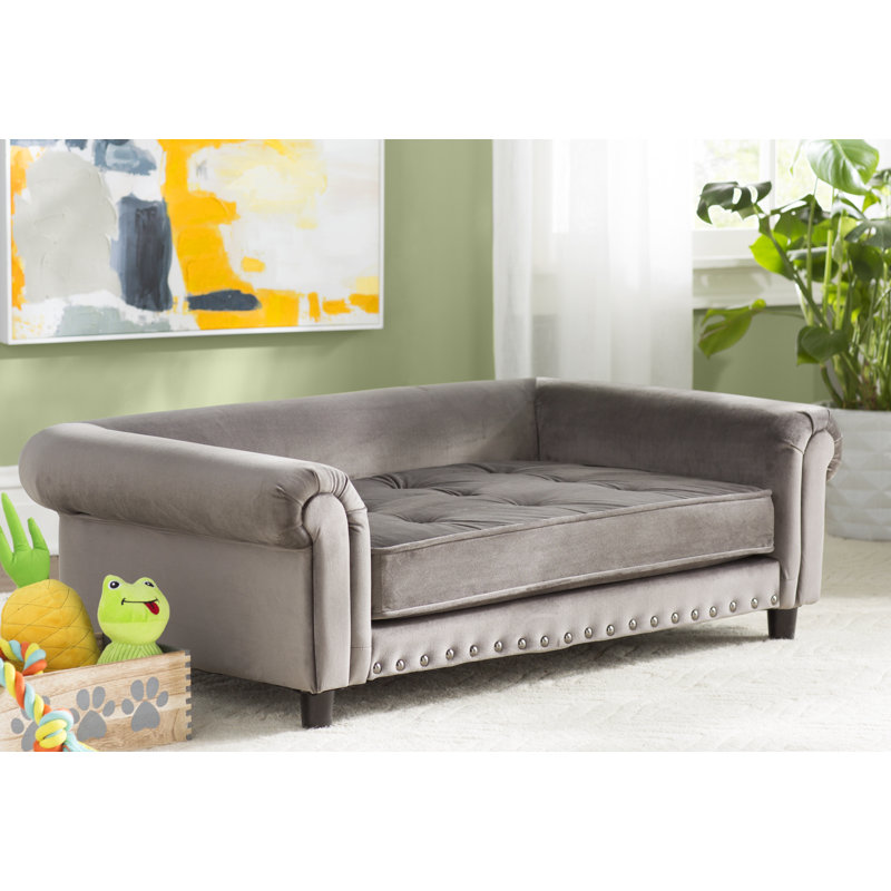 Polyester Pet Bed, Grey