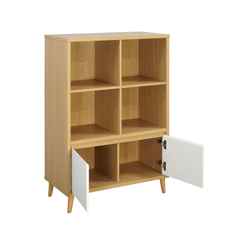 Wonder 2-Shelf Bookcase with Doors