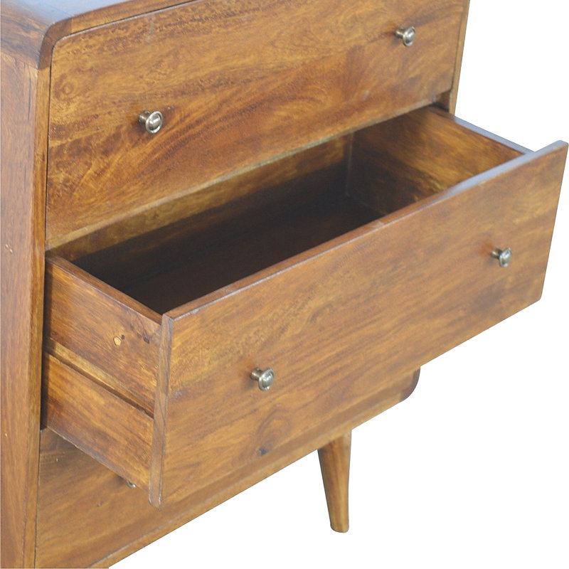 Commode courbée courbée