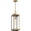 Mini-luminaire suspendu en laiton antique 1 lumière Westover-63380490