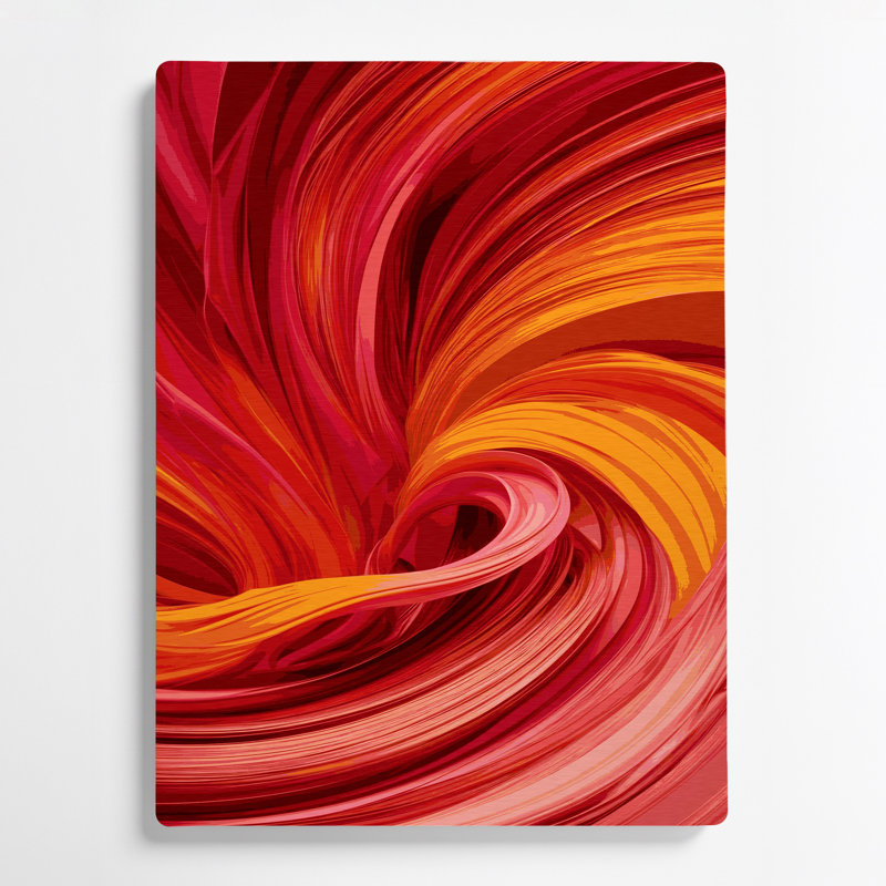 Art numérique 25, abstraction numérique, H 14 po x l 11 po