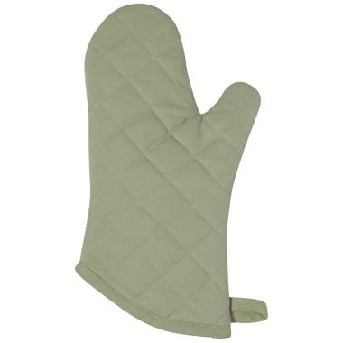 Cactus Flower Blue Oven Mitt Set