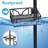 Adjustable Five-Tier Corner Shower Shelf With Hooks And Rust-Proof Pull-Out Brackets, 62-113 Inch Storage Rack
