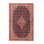 Tapis à motif oriental rouge / noir