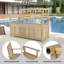 Solid Wood Outdoor Bench-553156591