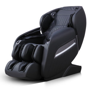 Faux Leather  Full Body 4D Massage Chair SL Track Zero Gravity Full-Body Massage Chair Shiatsu Recliner, Zero Gravity, Yoga Stretching, Shiatsu, Heat, Foot Roller,Bluetooth Connectivity
