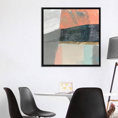 Hints of Coral II by Jennifer Goldberger - Painting Print
