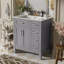 Meuble-lavabo 30 po avec lavabo en céramique-84099708