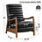 Mudassar Leather Match Manual Recliner -1398059461