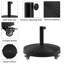 25.3kg Free Standing Umbrella Base with Wheels