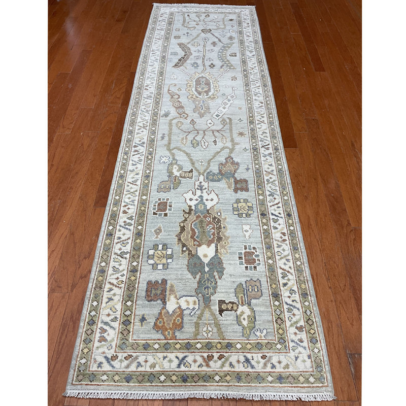 Tapis en laine Oushak fait à la main Herat