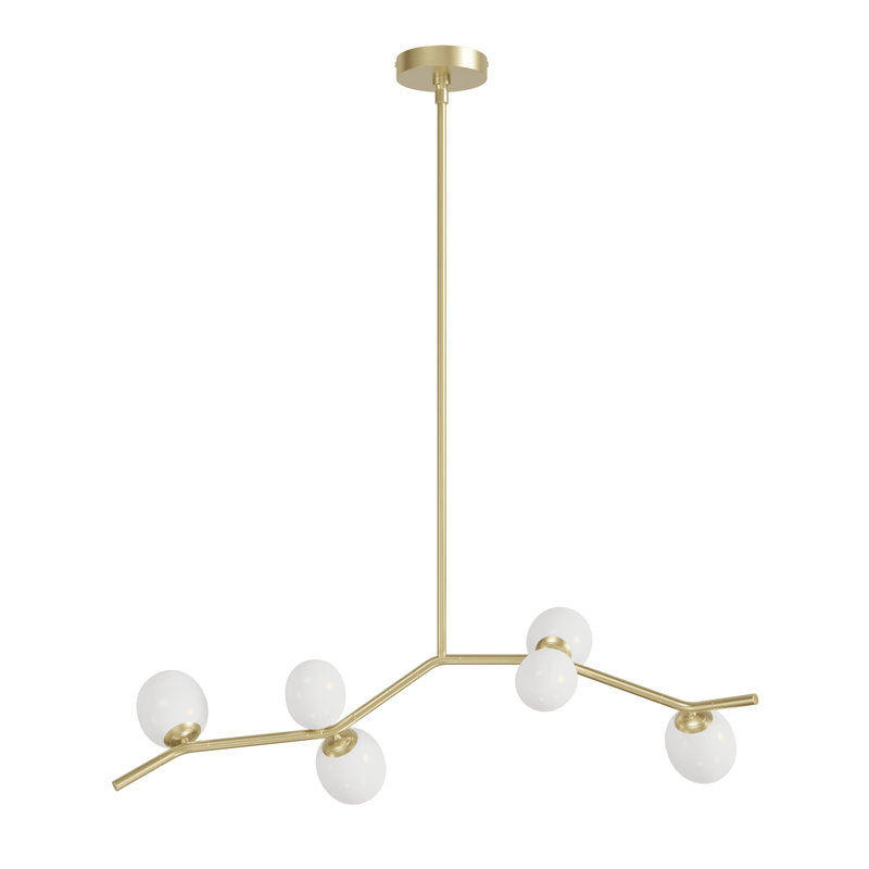 Lustre linéaire moderne Dostal Unique, Blanc