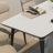 White rock plate rectangular dining table-2066555426