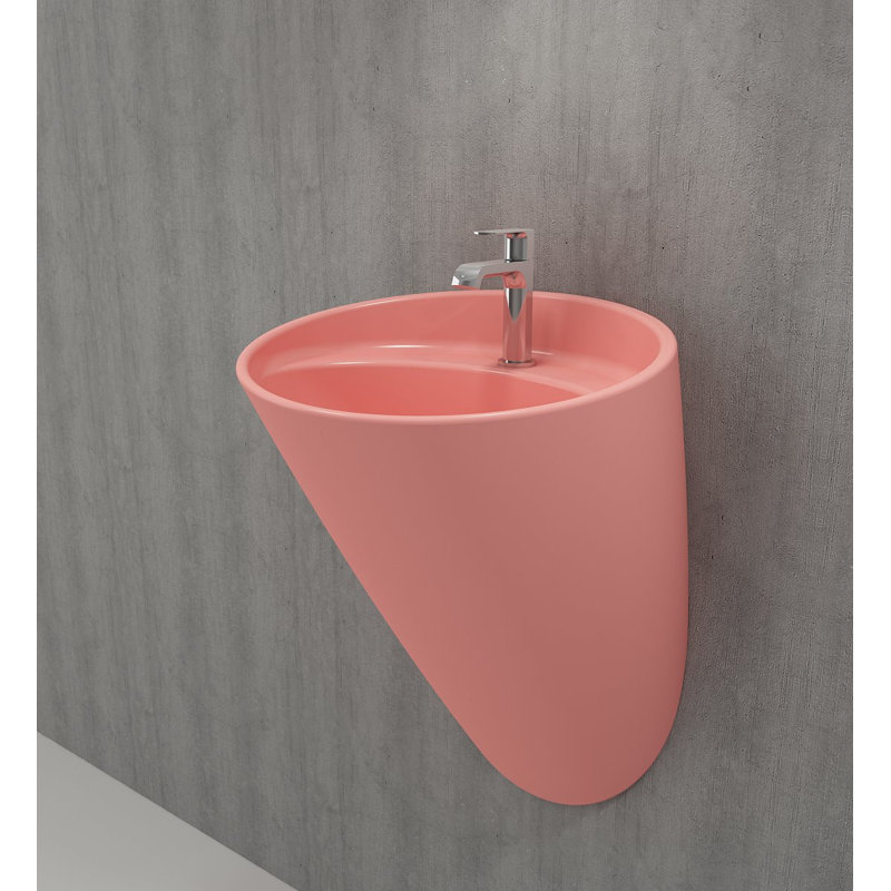 Venezia Monoblock Basin 0TH - 73x54x47cm, Matte Salmon