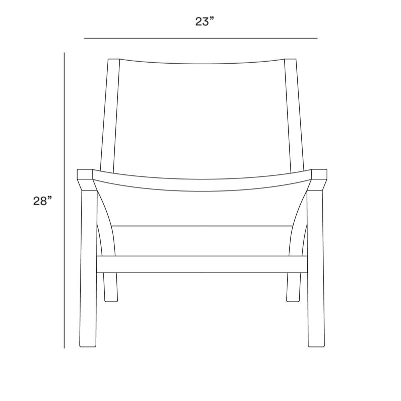 Casares Chair, Almond Frost Polyester, Natural