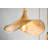 3-Light Rattan Hat-Shade Cluster Pendant
