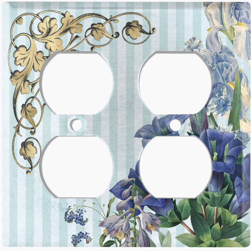 Landscape & Nature Themed 2 - Gang Toggle Light Switch Standard Wall Plate
