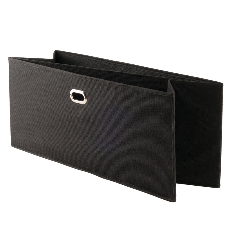 Ensemble de paniers pliants en tissu Gillard, Noir