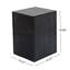 Ensemble de tables d'appoint de style rétro naturel, tables de bout empilables, table d'appoint MGO à colonne carrée pour le salon, la chambre à coucher, le bureau, couleur noire-129493087