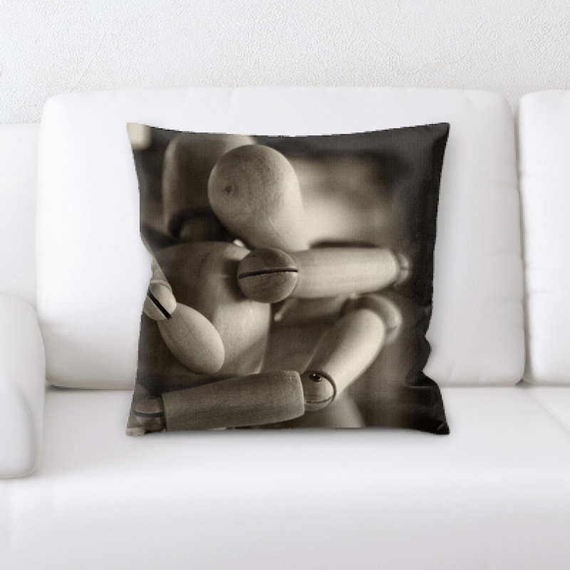 Microsuede Reversible Throw Pillow