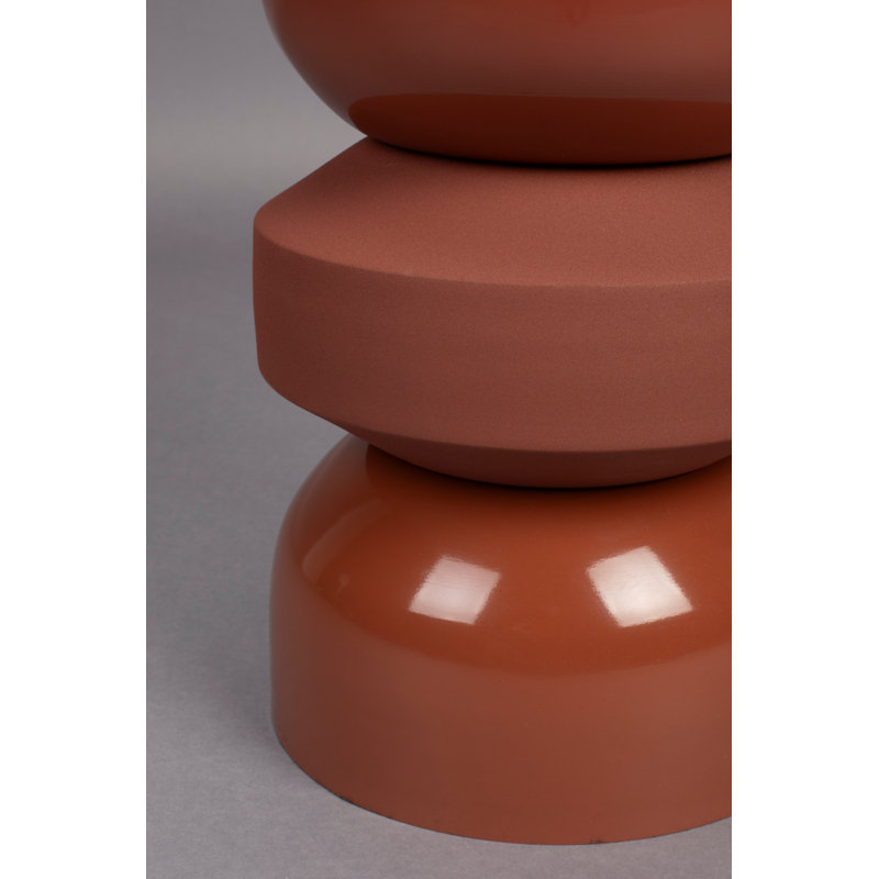 Apollo Iron Accent Stool, Terra