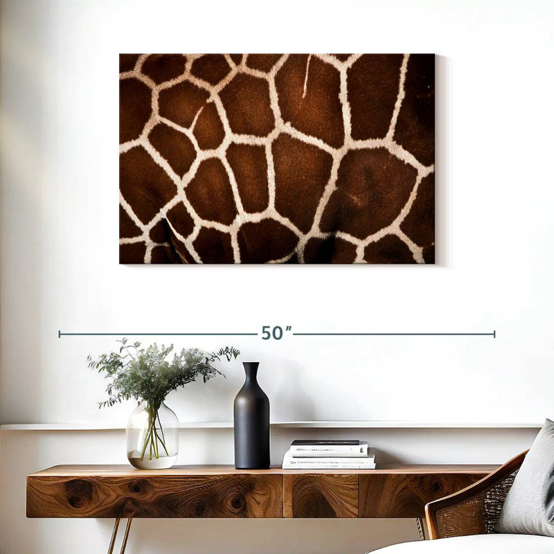 Crowle Geometric Giraffe Abstract, 24" H x 36" W