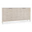 Mira 78"  Oak Wood White Buffet