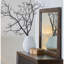 Miroir de paysage, aucun assemblage requis, finition Buckeye rustique