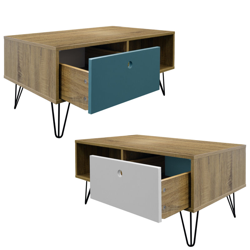 Four Leg Coffee Table with Storage