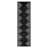 Malica Geometric Machine Woven Polypropylene Area Rug in Black/Ivory-97696959
