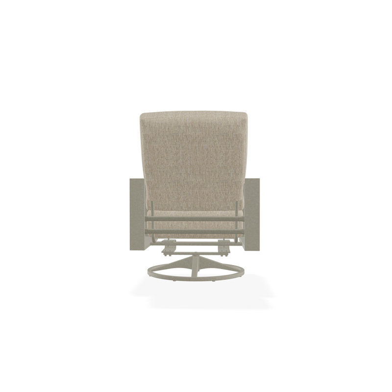 Larssen Outdoor Lounge Chair, Grasscloth Dune, Storm
