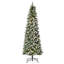 Arbre de Noël artificiel pré-éclairé enneigé-679207021