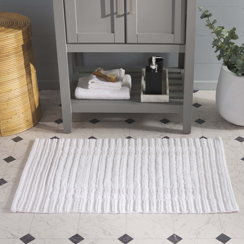 Tapis de bain en coton tissé à la main Greyson