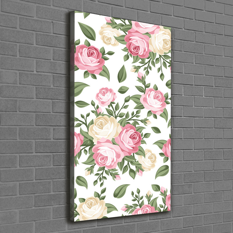 Roses - Wrapped Canvas Print