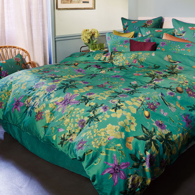 Gorka Purple/Gold/Green 120 TC Duvet Cover