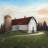 barn - 32"x32" art on canvas