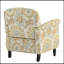 Fauteuil d'appoint avec pieds robustes