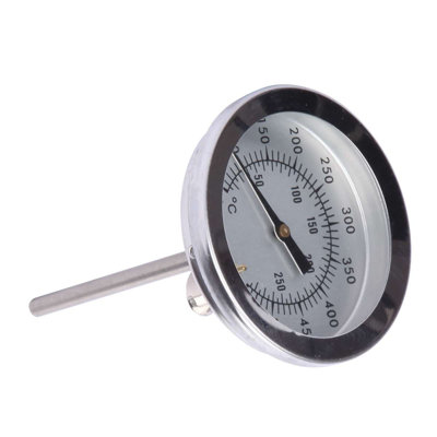 Thermomètre de cuisson en acier inoxydable pour barbecue