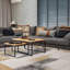 Abrienne Soft Lines Gold/Grey/Black Rug-515268691