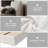 Queen Size Upholstered Platform Bed-1011158171-1011158165