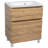 Kalleb 31.3'' Single Bathroom Vanity with Ceramic Top with Mirror-1383177767