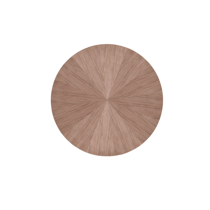 Seda Walnut Finish Round Dining Table