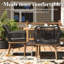 Patio Dining Armchair with Cushion-2086748267-2086748266-2086748246