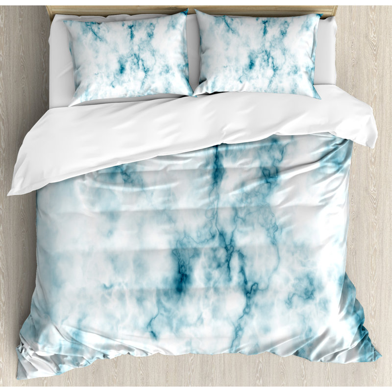 Apartment Modern & Contemporary Polyester Abstract Duvet Cover, King