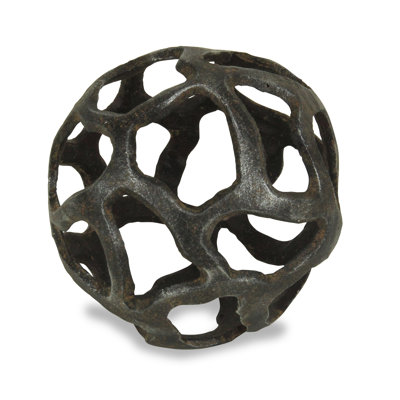 Sculpture Monty Orbe en fonte
