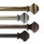 Ensemble de tringle à rideaux simple et quincaillerie pour fenêtre à 4 côtés Anferney-255217540-171649842